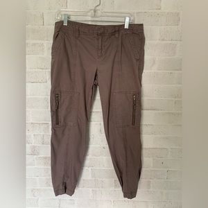 Ann Taylor Loft Khaki Joggers Size 6